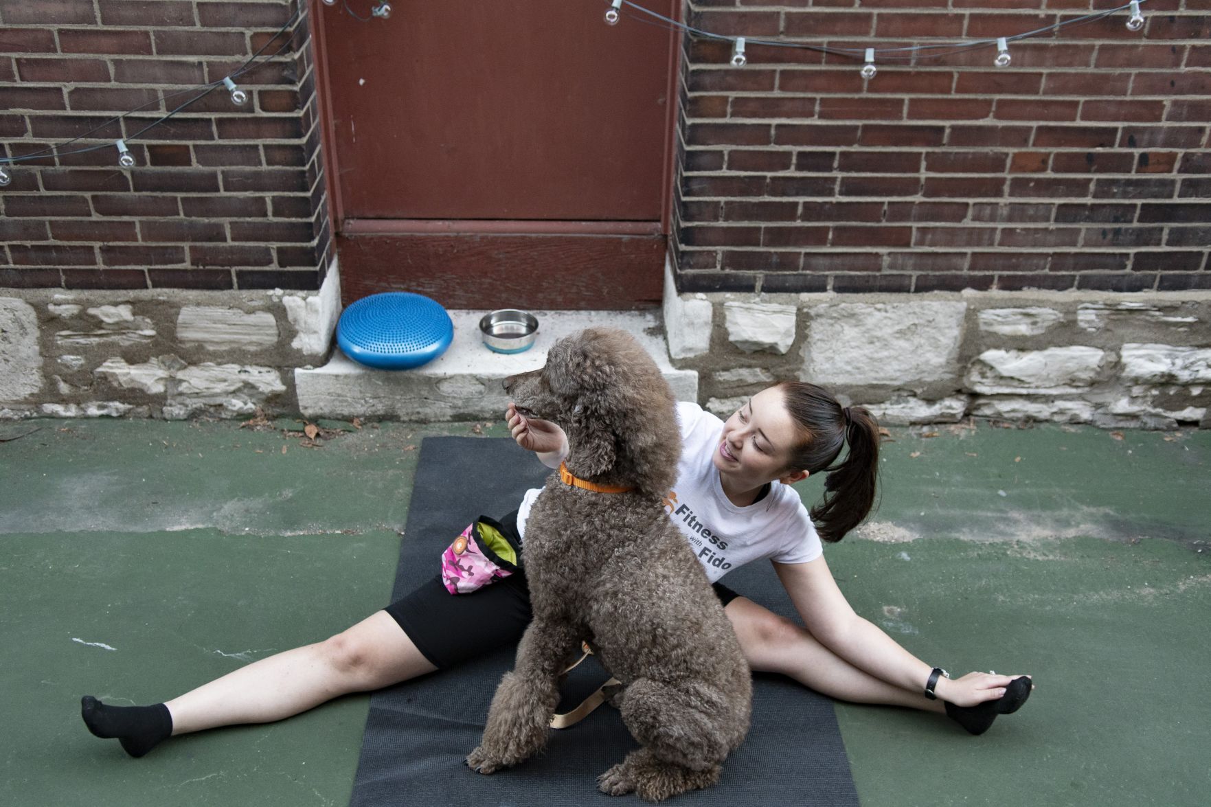 'Yappy Hour Yoga' combines pets with fitness